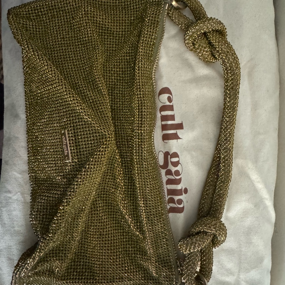 Cult Gaia Green Crystal Mesh Bag - Picture 4 of 4